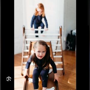 Foldable Montessori Climbing Triangle with Reversible Ramp -Small (pikler)